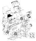 Page A Diagram and Parts List for 114-808L401 1994 Yard Man Lawn Mower